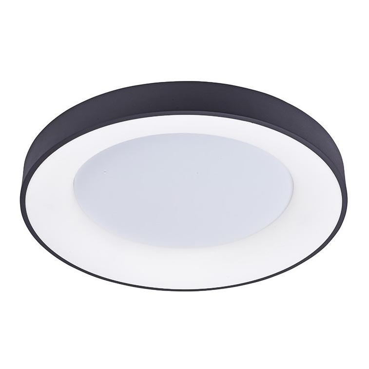 Azzardo AZ4987 - LED-kattovalaisin SANTANA LED/30W/230V musta