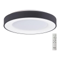 Azzardo AZ4991 - LED himmennettävä kattovalaisin SANTANA LED/50W/230V musta + kaukosäädin
