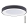 Azzardo AZ4995 - Himmennettävä LED-kattovalaisin SANTANA LED/80W/230V musta + kauko-ohjaus