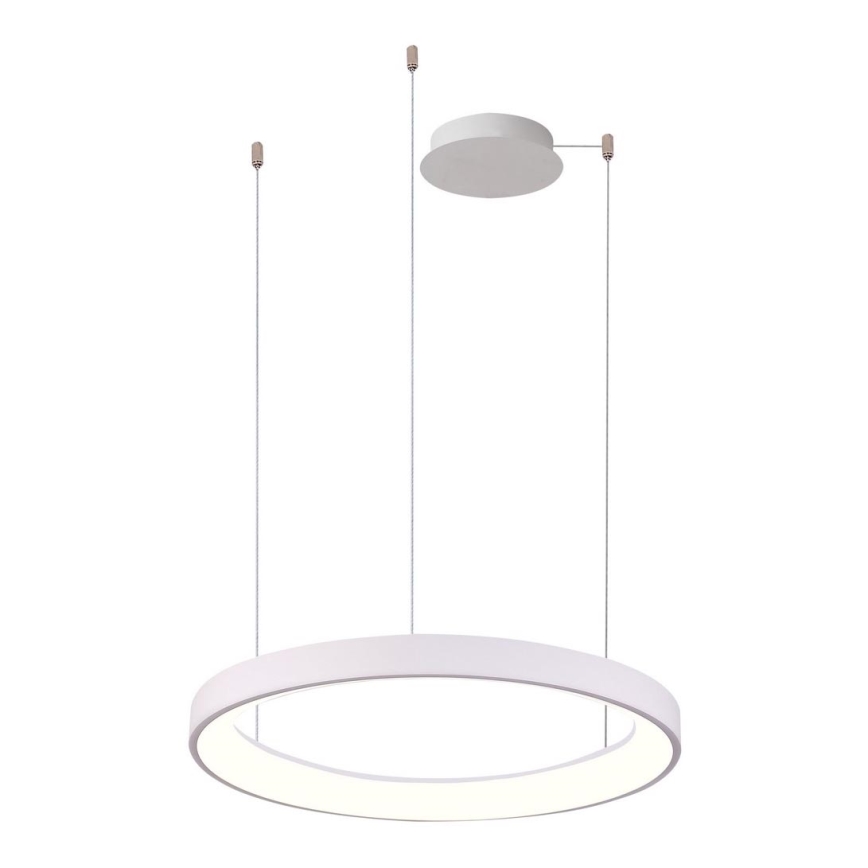 Azzardo AZ5015 - Himmennettävä LED-kattokruunu johdossa AGNES LED/38W/230V halkaisija 48 cm valkoinen