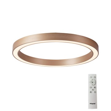 Azzardo AZ5033 - Himmennettävä LED-kattovalaisin MARCO LED/50W/230V kulta + kauko-ohjaus