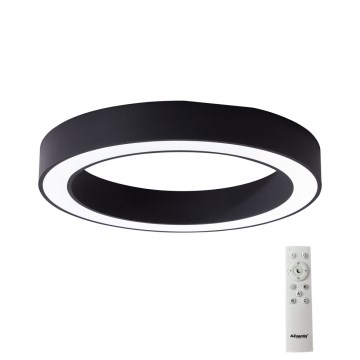 Azzardo AZ5035 - Himmennettävä LED-kattovalaisin MARCO LED/60W/230V musta + kauko-ohjaus