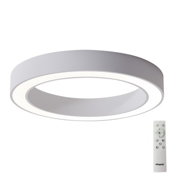Azzardo AZ5037 - Himmennettävä LED-kattovalaisin MARCO LED/80W/230V valkoinen + kauko-ohjaus