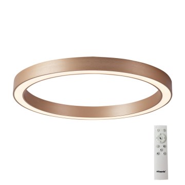 Azzardo AZ5039 - Himmennettävä LED-kattovalaisin MARCO LED/80W/230V kulta + kauko-ohjaus