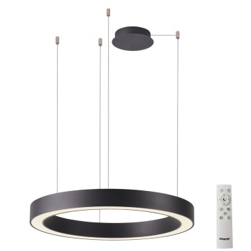 Azzardo AZ5044 - Himmennettävä LED-kattokruunu johdossa MARCO LED/50W/230V musta + kauko-ohjaus