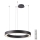 Azzardo AZ5044 - Himmennettävä LED-kattokruunu johdossa MARCO LED/50W/230V musta + kauko-ohjaus