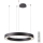 Azzardo AZ5050 - Himmennettävä LED-kattokruunu johdossa MARCO LED/80W/230V musta + kauko-ohjaus