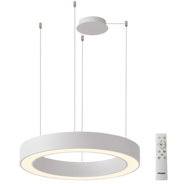 Azzardo AZ5052 - Himmennettävä LED-kattokruunu johdossa MARCO LED/100W/230V valkoinen + kauko-ohjaus