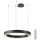Azzardo AZ5053 - Himmennettävä LED-kattokruunu johdossa MARCO LED/100W/230V musta + kauko-ohjaus
