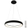 Azzardo AZ5060 - Himmennettävä LED-kattokruunu johdossa ANTONIO LED/32W/230V musta + kauko-ohjaus