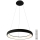 Azzardo AZ5063 - Himmennettävä LED-kattokruunu johdossa ANTONIO LED/50W/230V musta + kauko-ohjaus