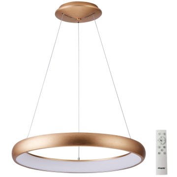 Azzardo AZ5067 - Himmennettävä LED-kattokruunu johdossa ANTONIO LED/80W/230V kulta + kauko-ohjaus