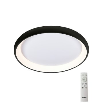 Azzardo AZ5069 - Himmennettävä LED-kattovalaisin ANTONIO LED/32W/230V musta + kauko-ohjaus