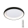 Azzardo AZ5069 - Himmennettävä LED-kattovalaisin ANTONIO LED/32W/230V musta + kauko-ohjaus