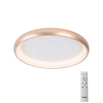 Azzardo AZ5070 - Himmennettävä LED-kattovalaisin ANTONIO LED/32W/230V kulta + kauko-ohjaus