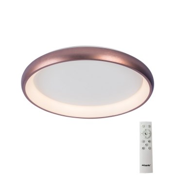 Azzardo AZ5071 - Himmennettävä LED-kattovalaisin ANTONIO LED/50W/230V ruskea + kauko-ohjaus