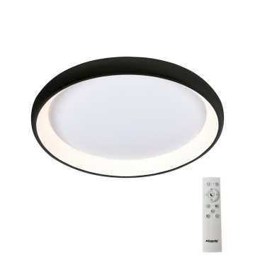 Azzardo AZ5072 - Himmennettävä LED-kattovalaisin ANTONIO LED/50W/230V musta + kauko-ohjaus