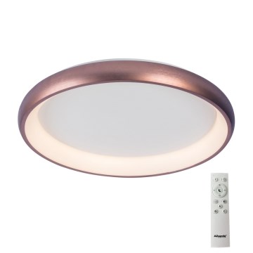 Azzardo AZ5074 -Himmennettävä LED-kattovalaisin ANTONIO LED/80W/230V ruskea + kauko-ohjaus