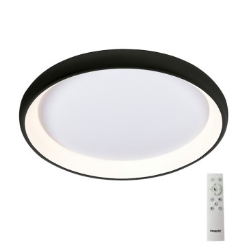 Azzardo AZ5075 -Himmennettävä LED-kattovalaisin ANTONIO LED/80W/230V musta + kauko-ohjaus
