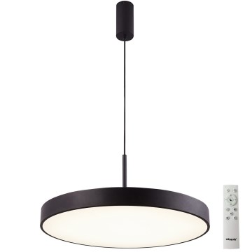 Azzardo AZ5088 - Himmennettävä LED-kattokruunu johdossa MARCELLO LED/30W/230V musta + kauko-ohjaus