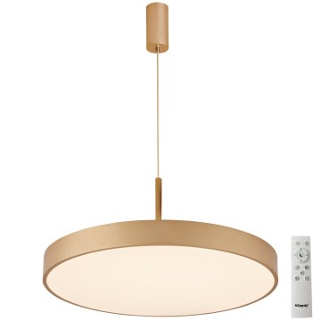 Azzardo AZ5092 - Himmennettävä LED-kattokruunu johdossa MARCELLO LED/60W/230V kulta + kauko-ohjaus