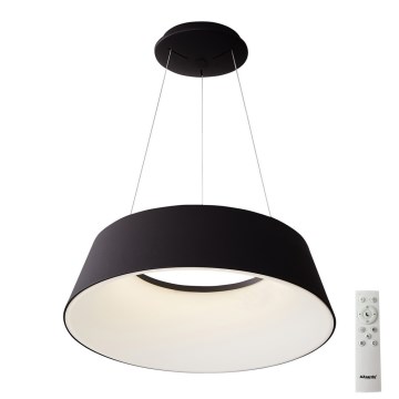 Azzardo AZ5094 - Himmennettävä LED-kattokruunu johdossa EMMA LED/60W/230V musta + kauko-ohjaus