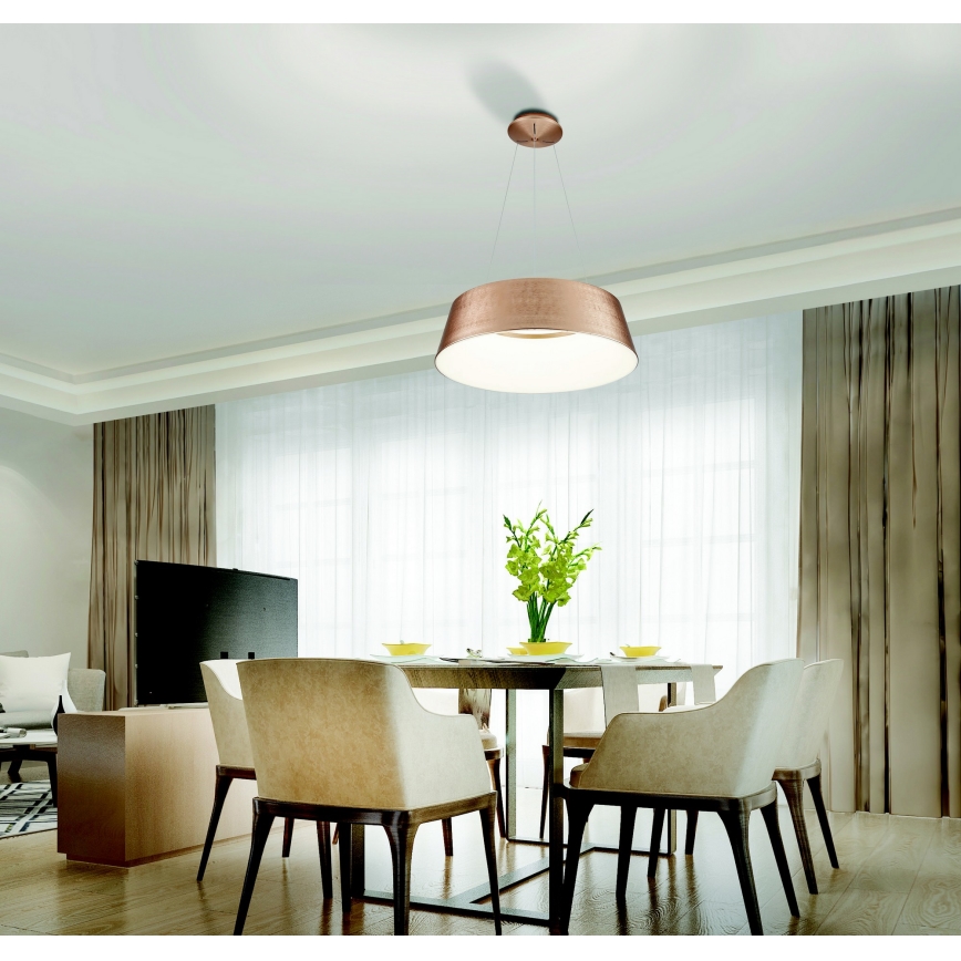 Azzardo AZ5095 - Himmennettävä LED-kattokruunu johdossa EMMA LED/60W/230V kulta + kauko-ohjaus