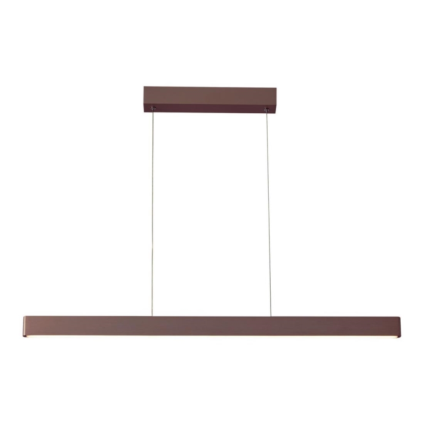 Azzardo AZ5107 - Himmennettävä LED-kattokruunu johdossa OLIVIER LED/50W/230V ruskea