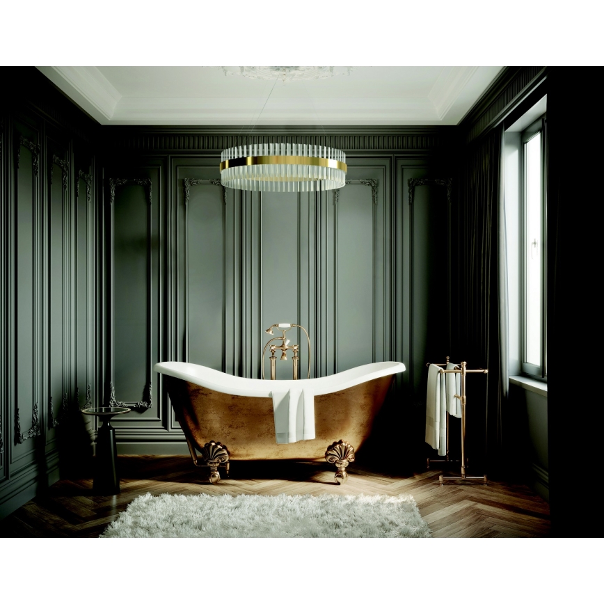 Azzardo AZ5262 - LED-kattokruunu johdossa FRANCESCA LED/50W/230V halkaisija 80 cm