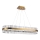 Azzardo AZ5263 - LED-kattokruunu johdossa FRANCESCA LED/64W/230V 100 cm