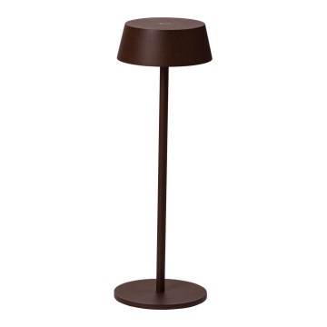 Azzardo AZ5336 - LED Ulkotila himmennettävä rechargeable lamppu GILBERTO LED/2W/5V IP54 ruskea