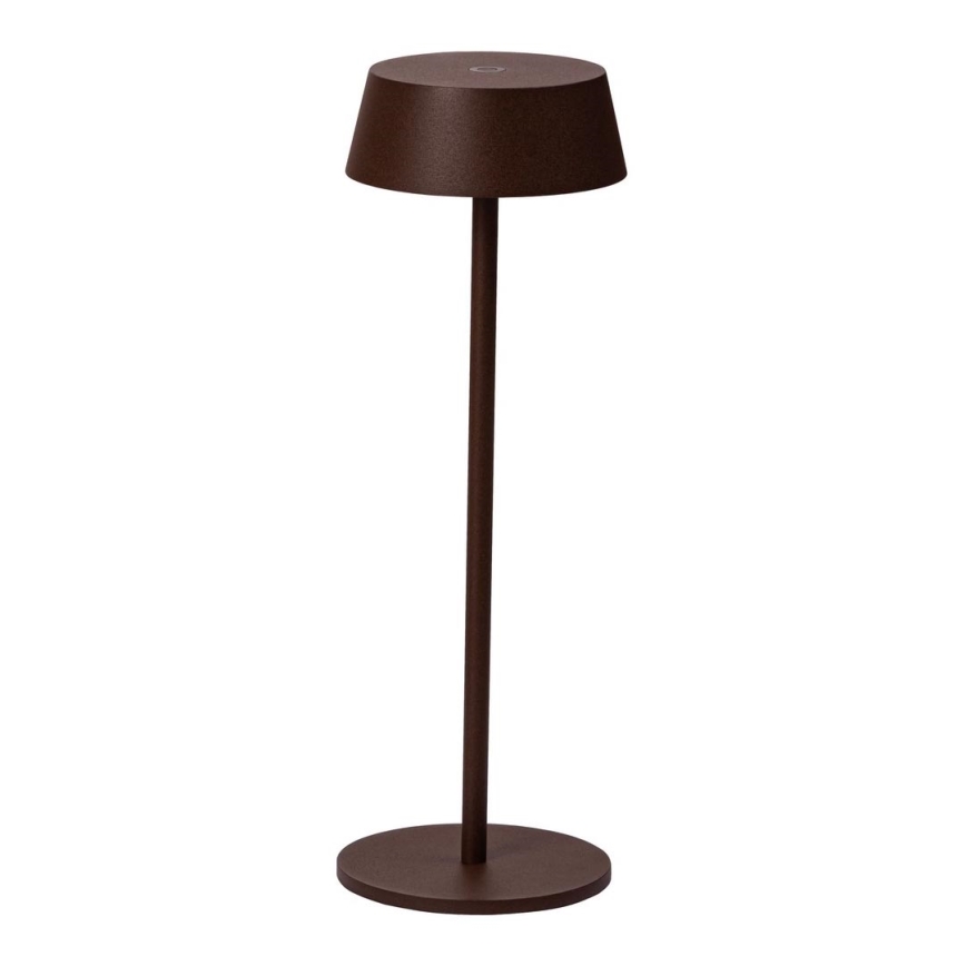 Azzardo AZ5336 - LED Ulkotila himmennettävä rechargeable lamppu GILBERTO LED/2W/5V IP54 ruskea