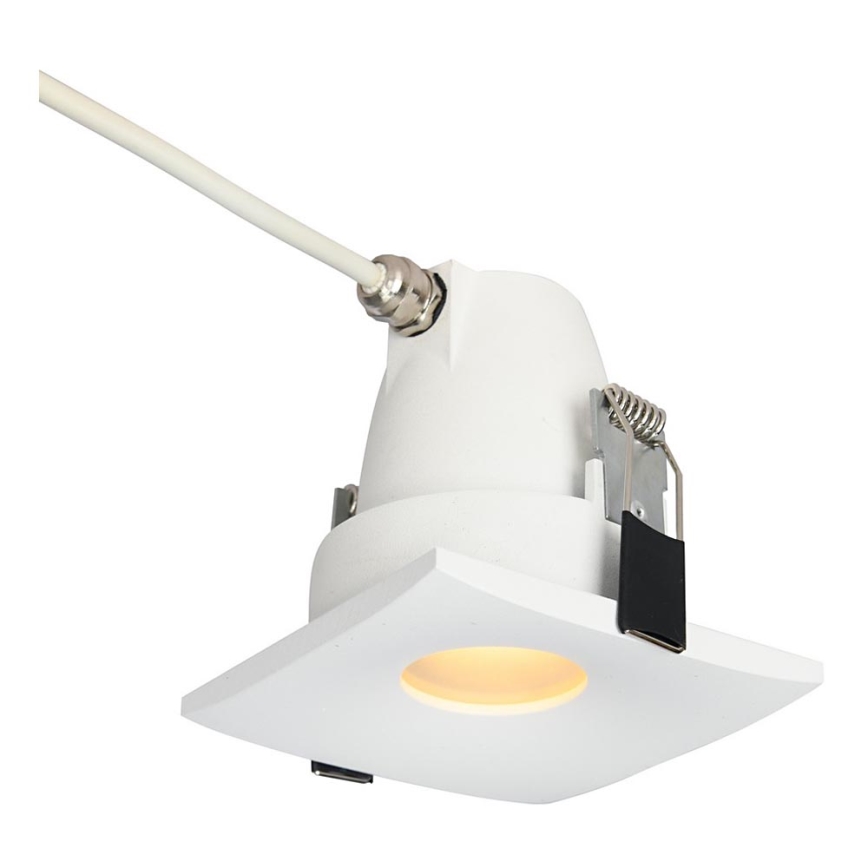 Azzardo AZ5391 - Kylpyhuoneen upotettu valo ROMOLO 1xGU10/50W/230V IP65 valkoinen