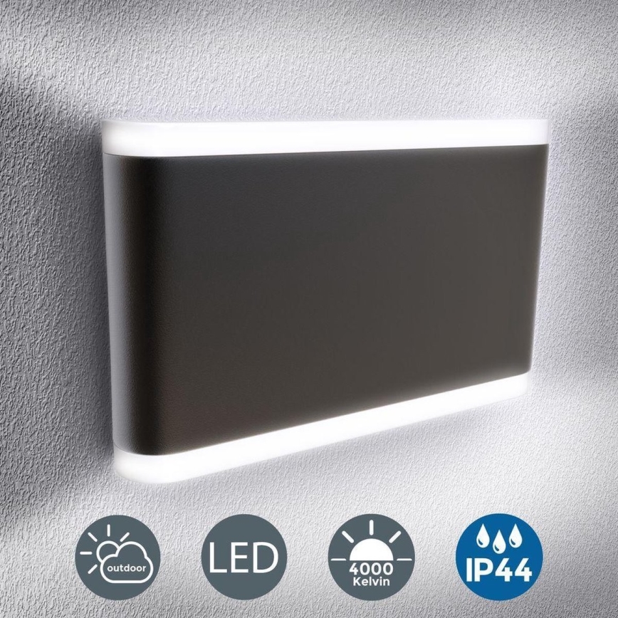B.K. Licht 1184 - LED-ulkoseinävalaisin 2xLED/3,5W/230V IP44 4000K