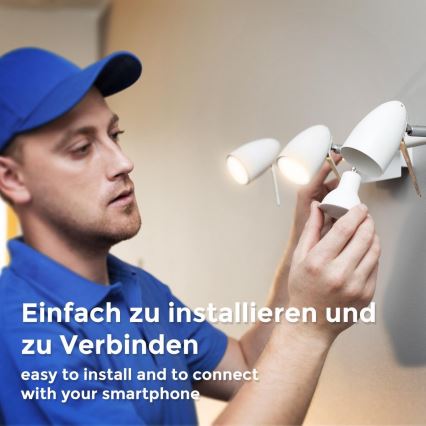 B.K. Licht 1261 - SETTI 4x Himmennettävä LED-polttimo GU10/5,5W/230V Wi-Fi Tuya 2700K