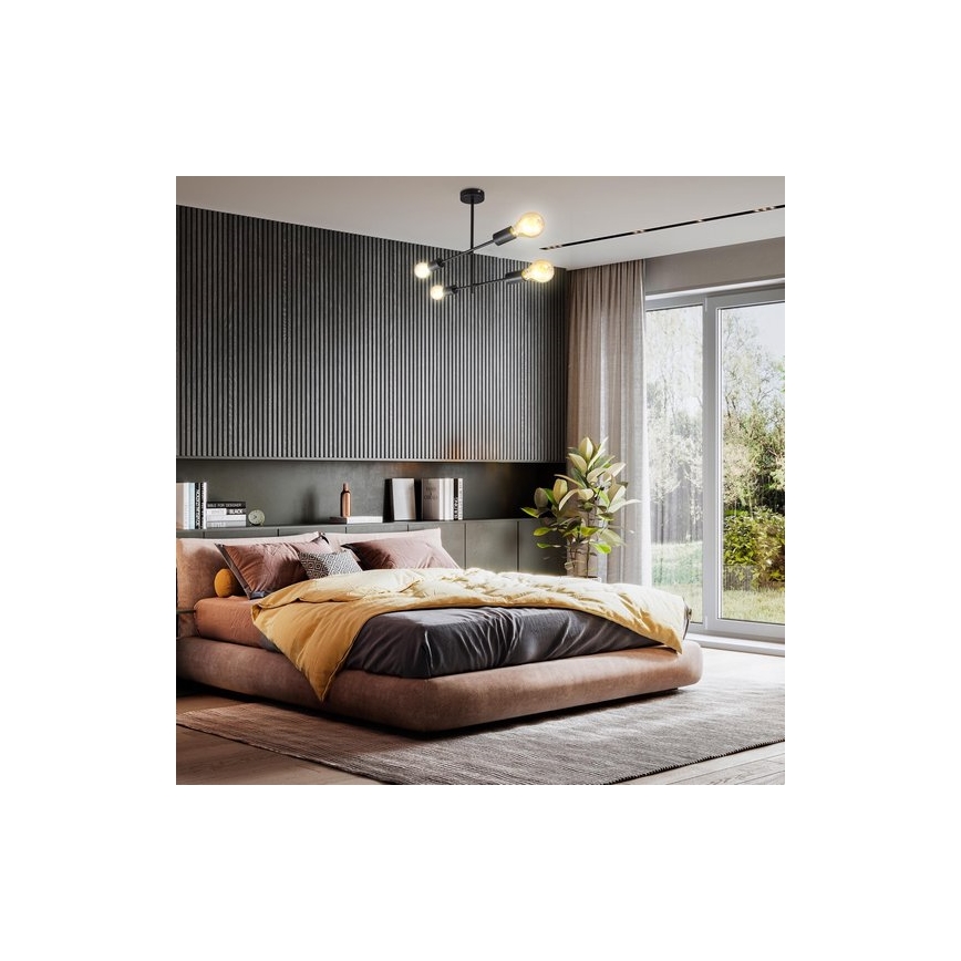 B.K. Licht 1343 - Kattokruunu tangossa 4xE27/60W/230V