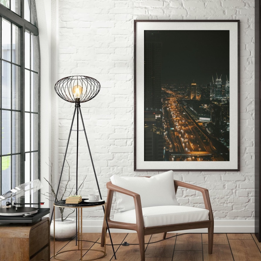 B.K. Licht 1470 - Lattialamppu RETRO 1xE27/40W/230V