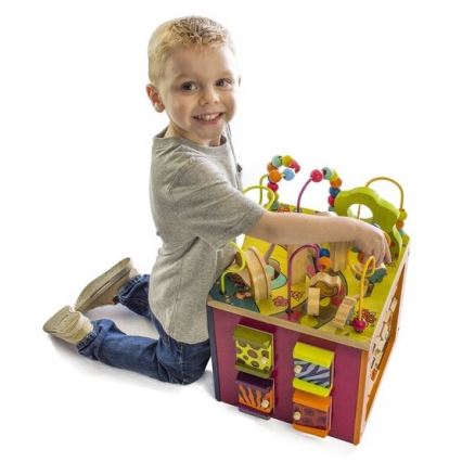 B-Toys - Interaktiivinen kuutio Zoo kumiviikuna