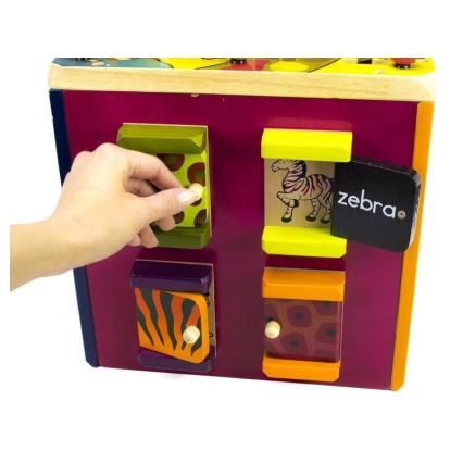 B-Toys - Interaktiivinen kuutio Zoo kumiviikuna