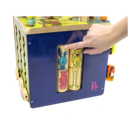 B-Toys - Interaktiivinen kuutio Zoo kumiviikuna