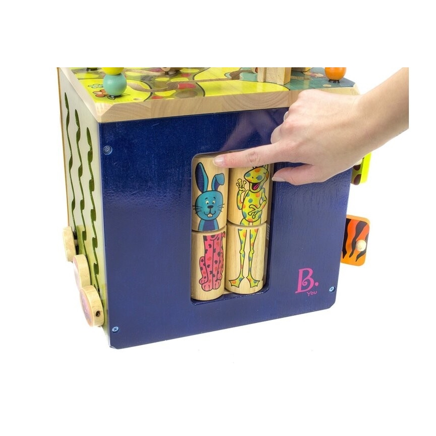 B-Toys - Interaktiivinen kuutio Zoo kumiviikuna