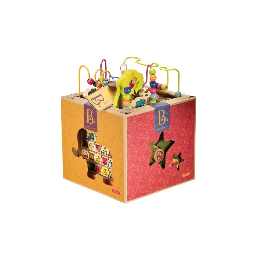 B-Toys - Interaktiivinen kuutio Zoo kumiviikuna