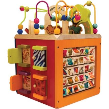 B-Toys - Interaktiivinen kuutio Zoo kumiviikuna