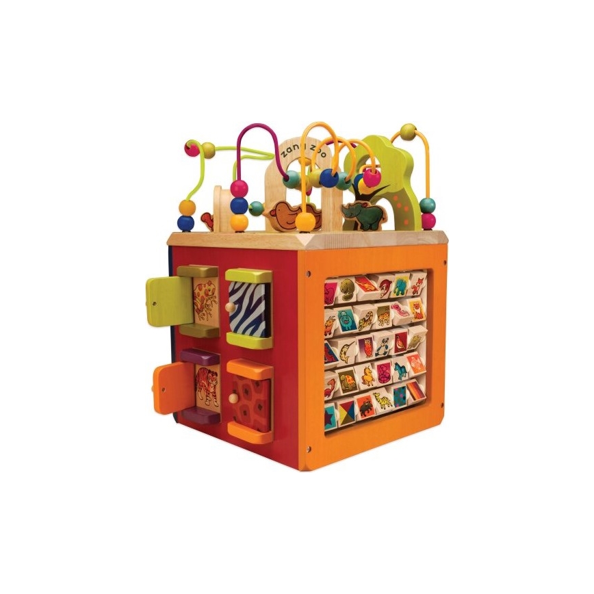 B-Toys - Interaktiivinen kuutio Zoo kumiviikuna