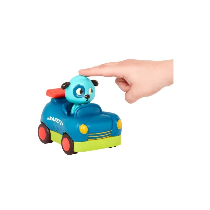 B-Toys - Kaukosäätimellä varustettu auto Koira Woofer 4xAA