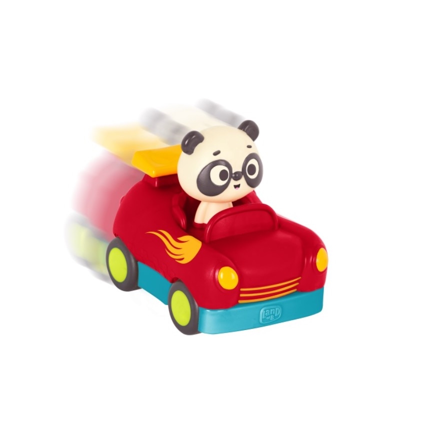 B-Toys - Kaukosäätimellä varustettu auto Panda Bingo 4xAA