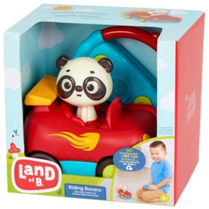 B-Toys - Kaukosäätimellä varustettu auto Panda Bingo 4xAA