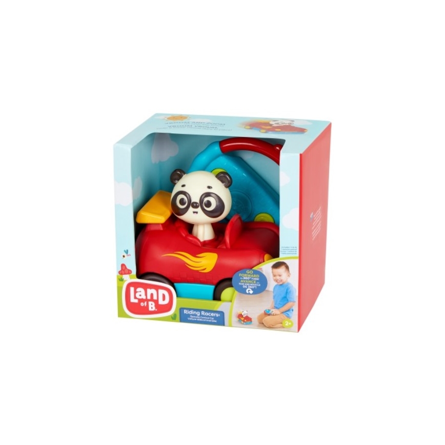B-Toys - Kaukosäätimellä varustettu auto Panda Bingo 4xAA