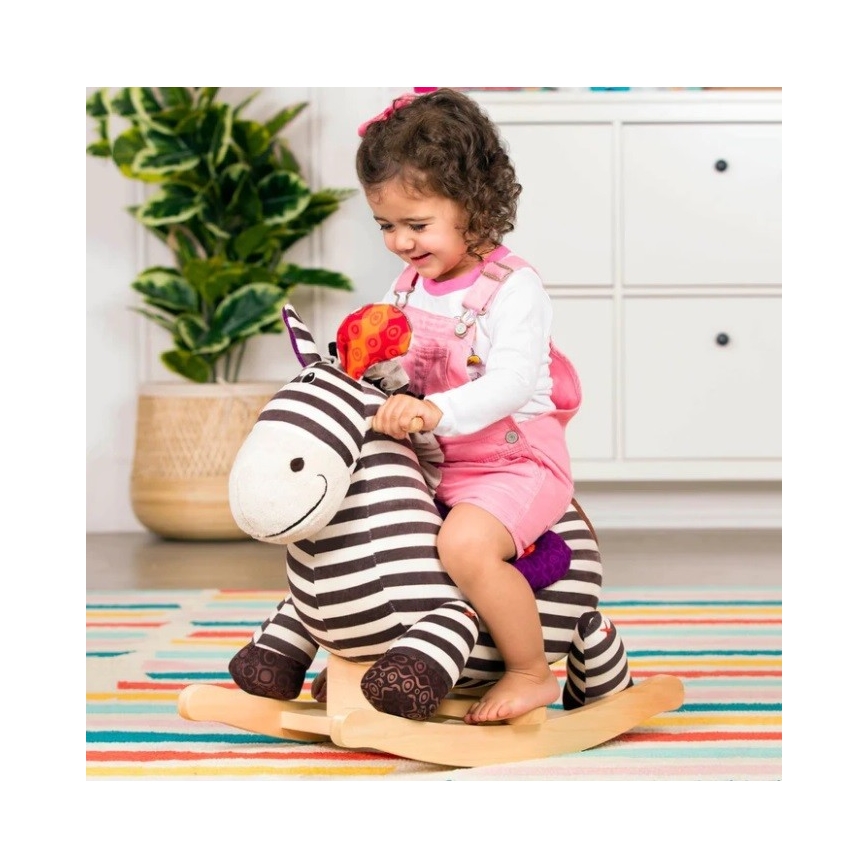B-Toys - Keinuva zebra KAZOO poppeli