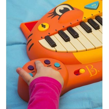 B-Toys - Lasten piano mikrofonilla Cat 4xAA